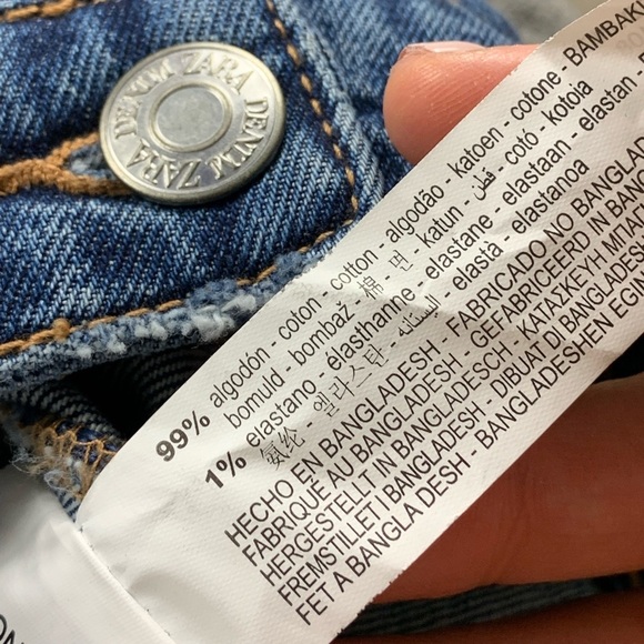 Zara Dark Wash Denim Jean Jacket - Picture 8 of 11